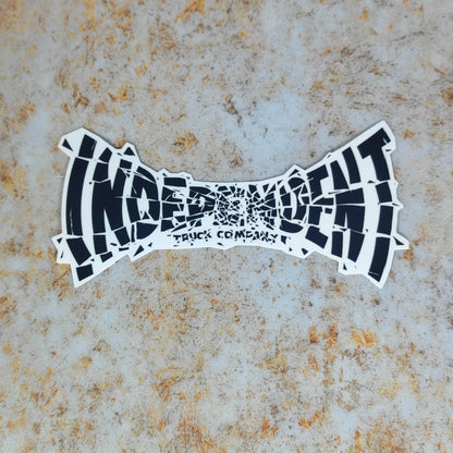 Independent Skateboards Independent Shatter Span Sticker 6 Inch