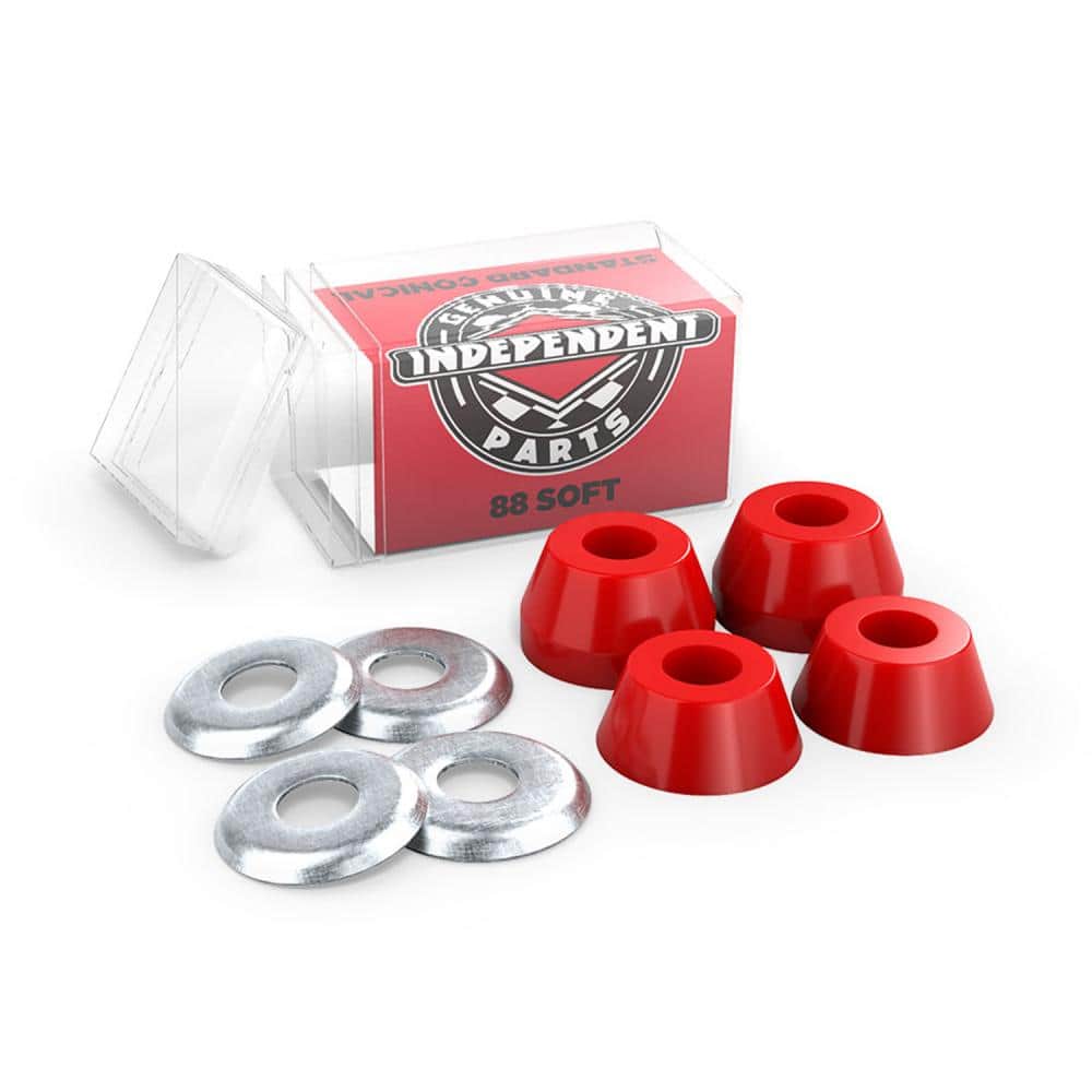 Independent Skateboards Standard Conical Soft 88 - Red Independent Skateboard Truck Bushings