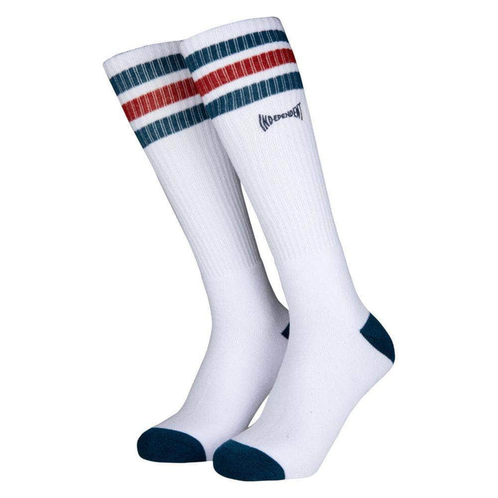 Independent Clothing & Shoes White Independent Span Tall Socks White
