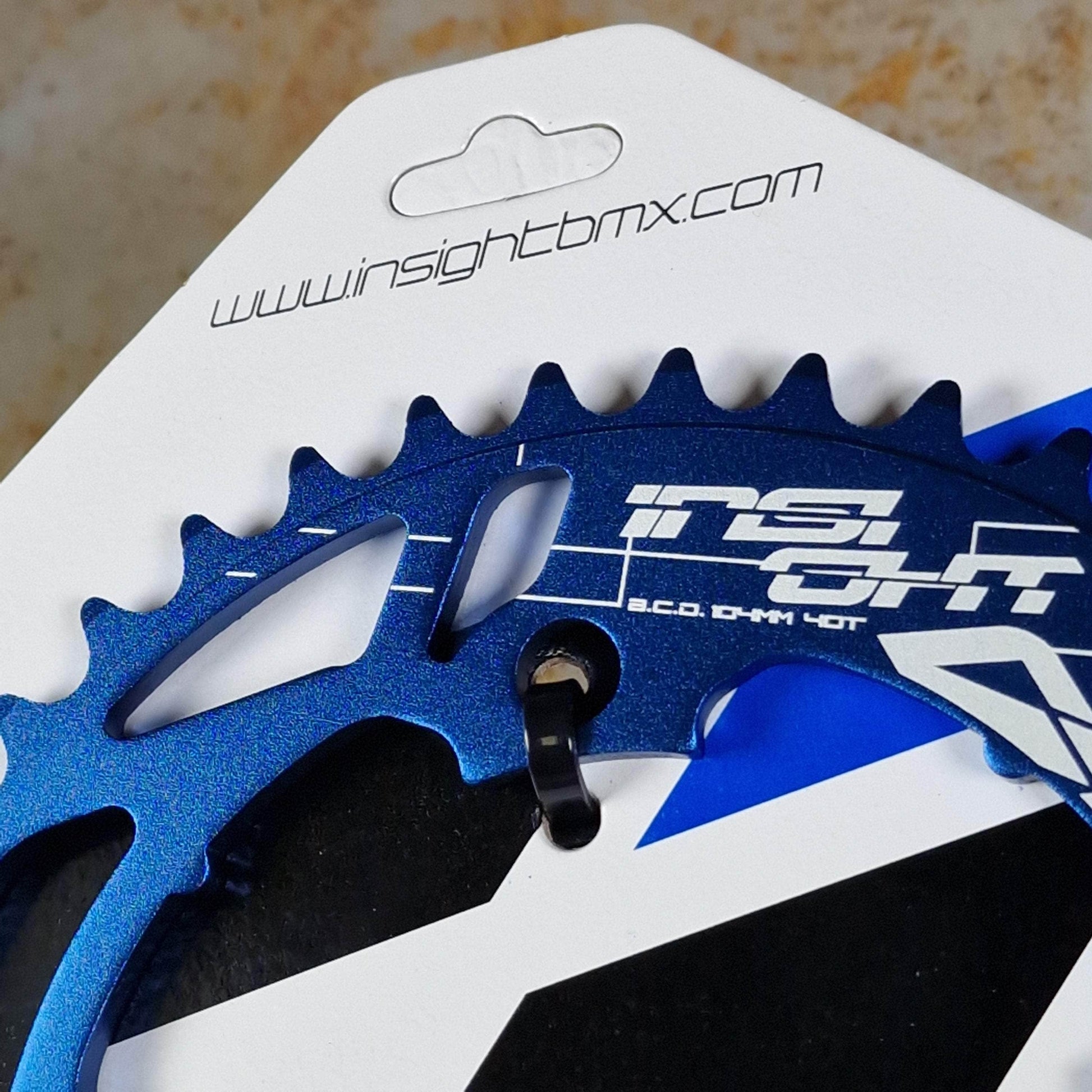 Insight BMX Racing Insight 104BCD 4 Arm Chainring Blue