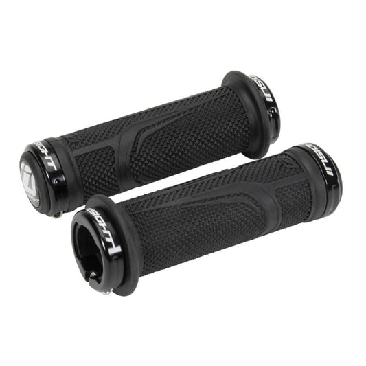 Insight BMX Racing Black / Black Insight C.O.G.S Lock-On 115mm Grips