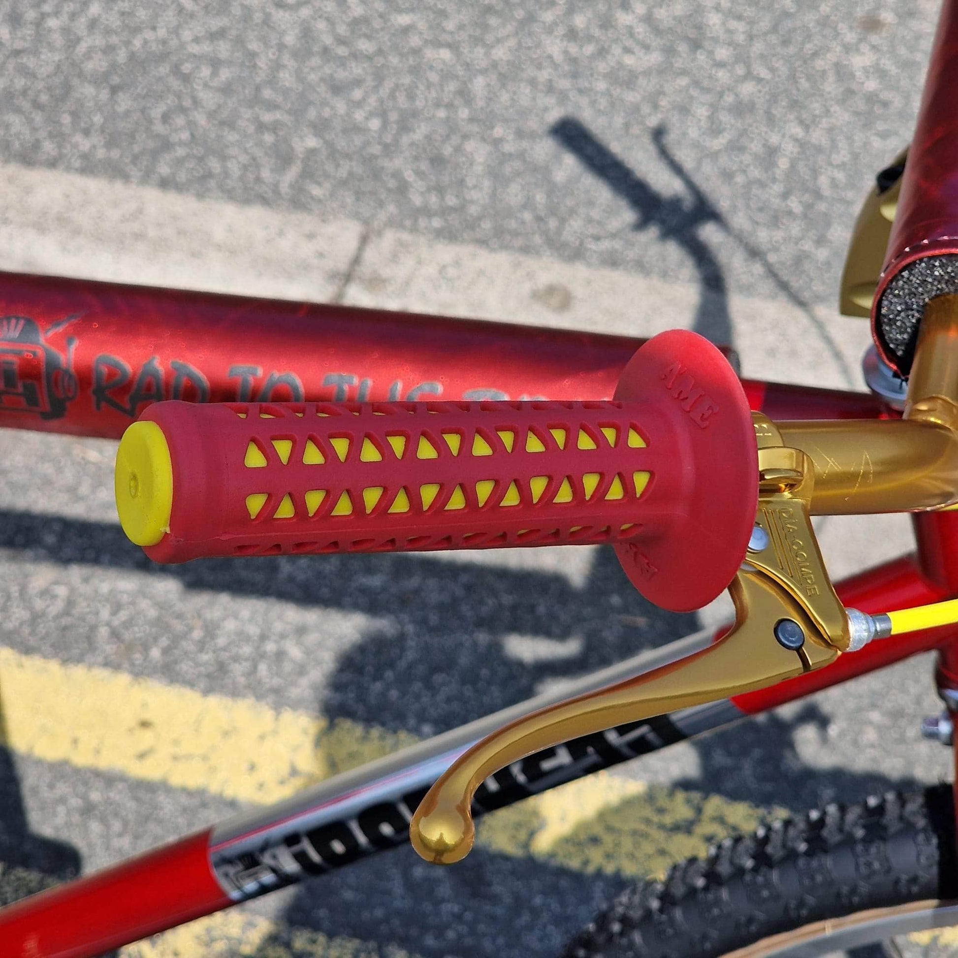 IRONHEAD Old School BMX Candy Red / 26 Inch Ironhead Custom 26 Inch Cruiser Bike Candy Red / Gold