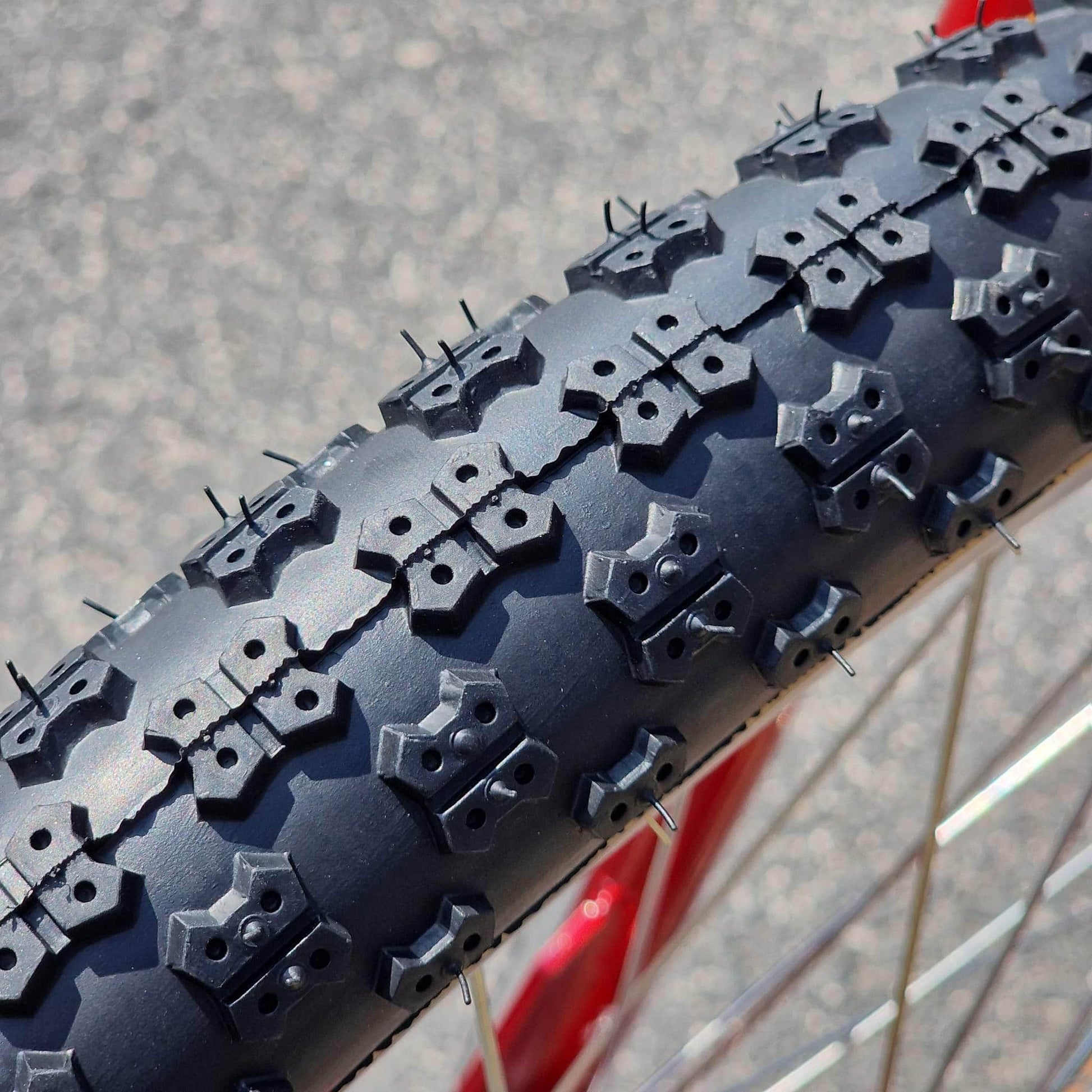 IRONHEAD Old School BMX Candy Red / 26 Inch Ironhead Custom 26 Inch Cruiser Bike Candy Red / Gold