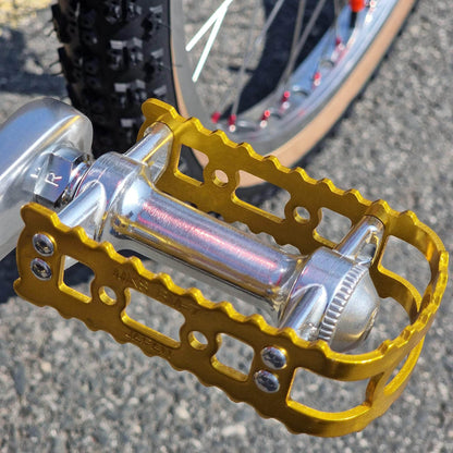 IRONHEAD Old School BMX Candy Red / 26 Inch Ironhead Custom 26 Inch Cruiser Bike Candy Red / Gold