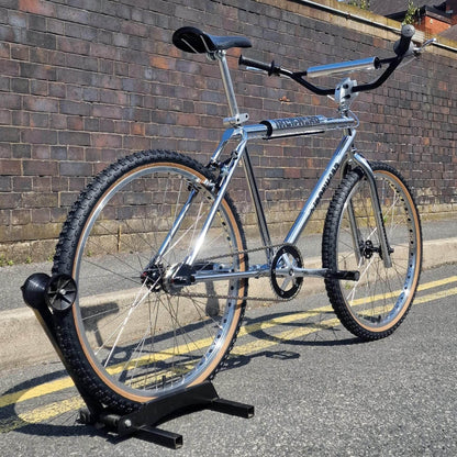 IRONHEAD Old School BMX Chrome / 26 Inch Ironhead Custom 26 Inch Cruiser Bike Chrome / Black