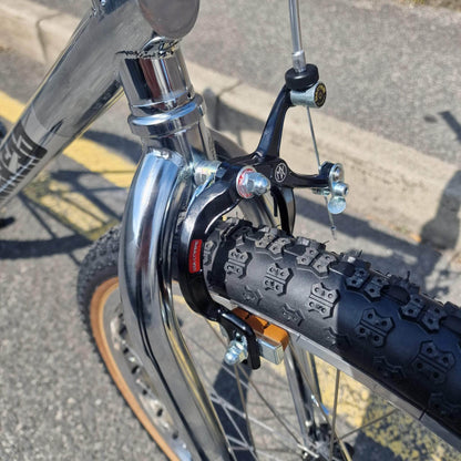 IRONHEAD Old School BMX Chrome / 26 Inch Ironhead Custom 26 Inch Cruiser Bike Chrome / Black