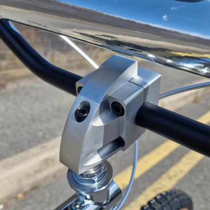 IRONHEAD Old School BMX Chrome / 26 Inch Ironhead Custom 26 Inch Cruiser Bike Chrome / Black