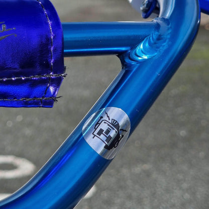 IRONHEAD Old School BMX Bikes White / Blue / 26 Inch Ironhead Custom 26 Inch Cruiser Bike White / Bllue