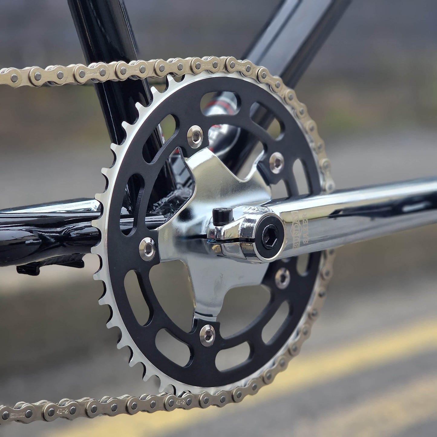 IRONHEAD Old School BMX Bikes Ironhead MX Custom 26 Inch Cruiser Black / Chrome