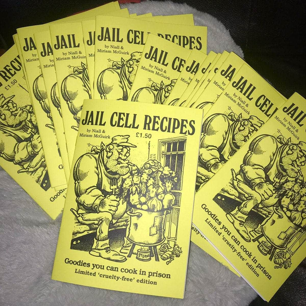 First Strike Records Misc Jail Cell Recipes A5 Vegan Cook Book