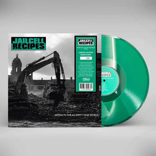 First Strike Records JAILCELL RECIPES Artifacts from an Empty Tank World 12" LP Record Limited Trans Green Vinyl