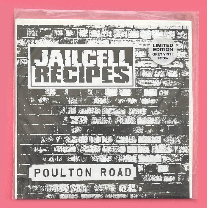 First Strike Records JAILCELL RECIPES Poulton Road Marble Vinyl 7" Record NOS