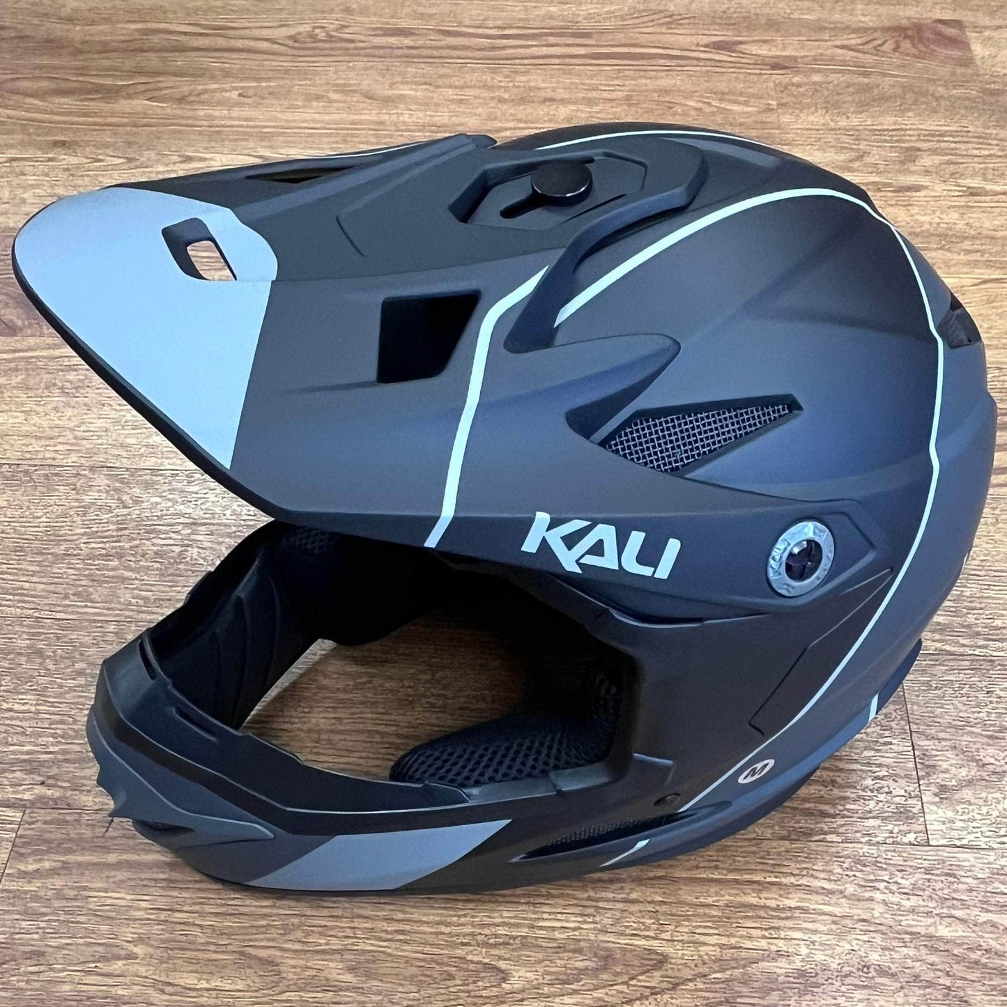 Kali BMX Racing Kali Zoka Stripe Full Face Helmet Black / Grey