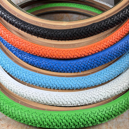 Kenda Old School BMX Kenda K55 Skinwall Coloured Freestyle Tyres Pair