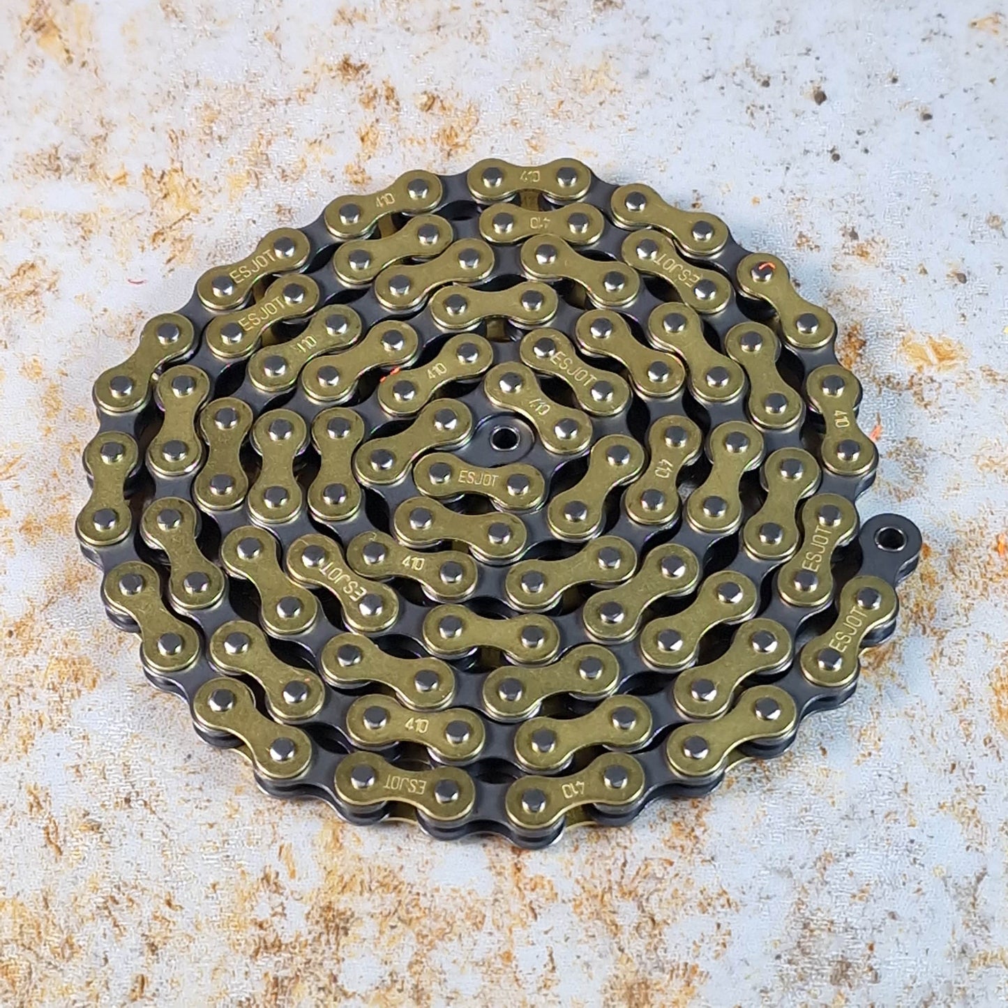 KHE BMX Parts Gold KHE 1/8" Coloured BMX Chain