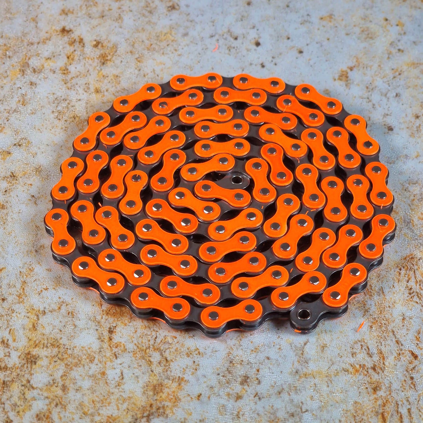 KHE BMX Parts Orange KHE 1/8" Coloured BMX Chain
