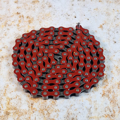 KHE BMX Parts Red KHE 1/8" Coloured BMX Chain