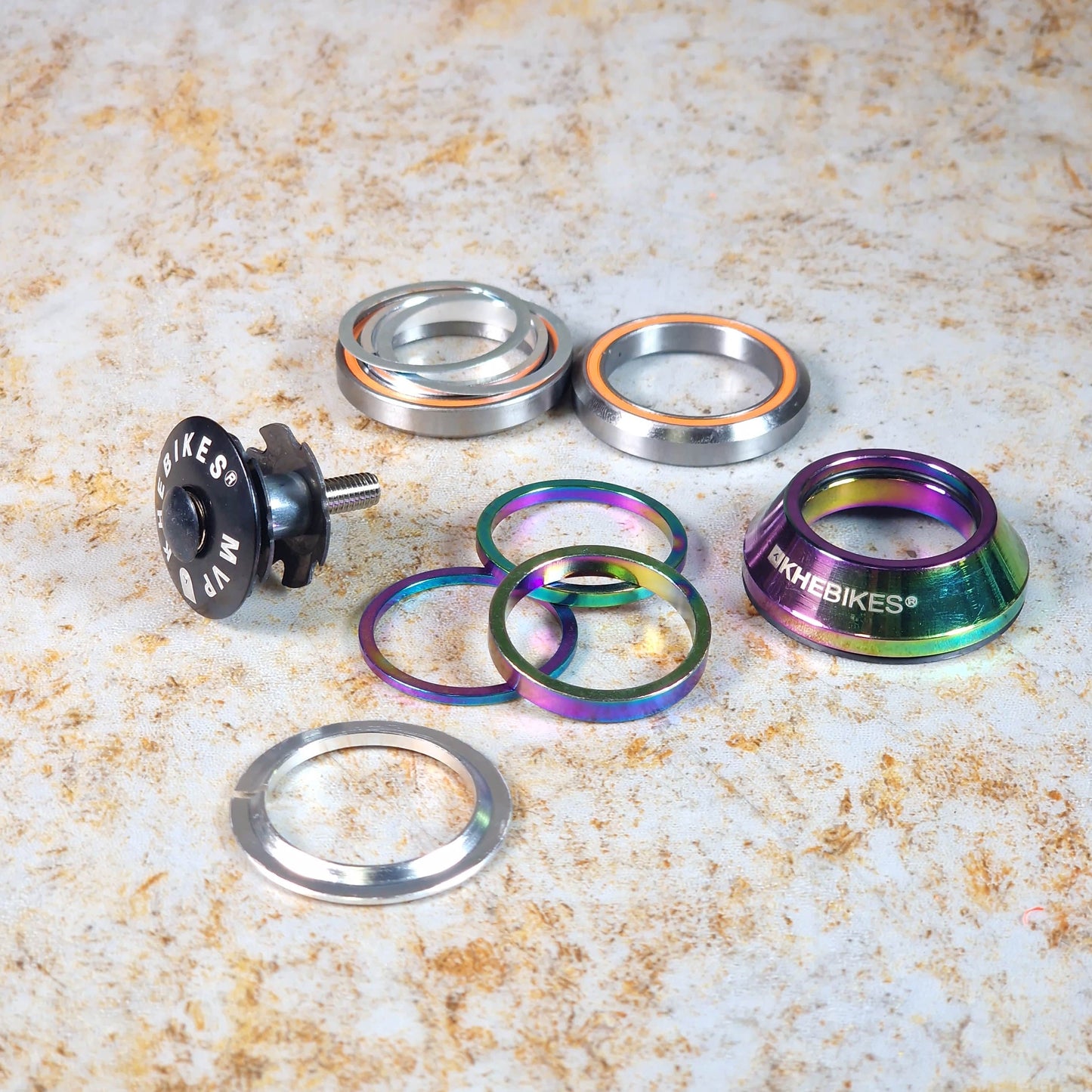 KHE BMX Parts Oil Slick KHE Integrated Headset Oil Slick
