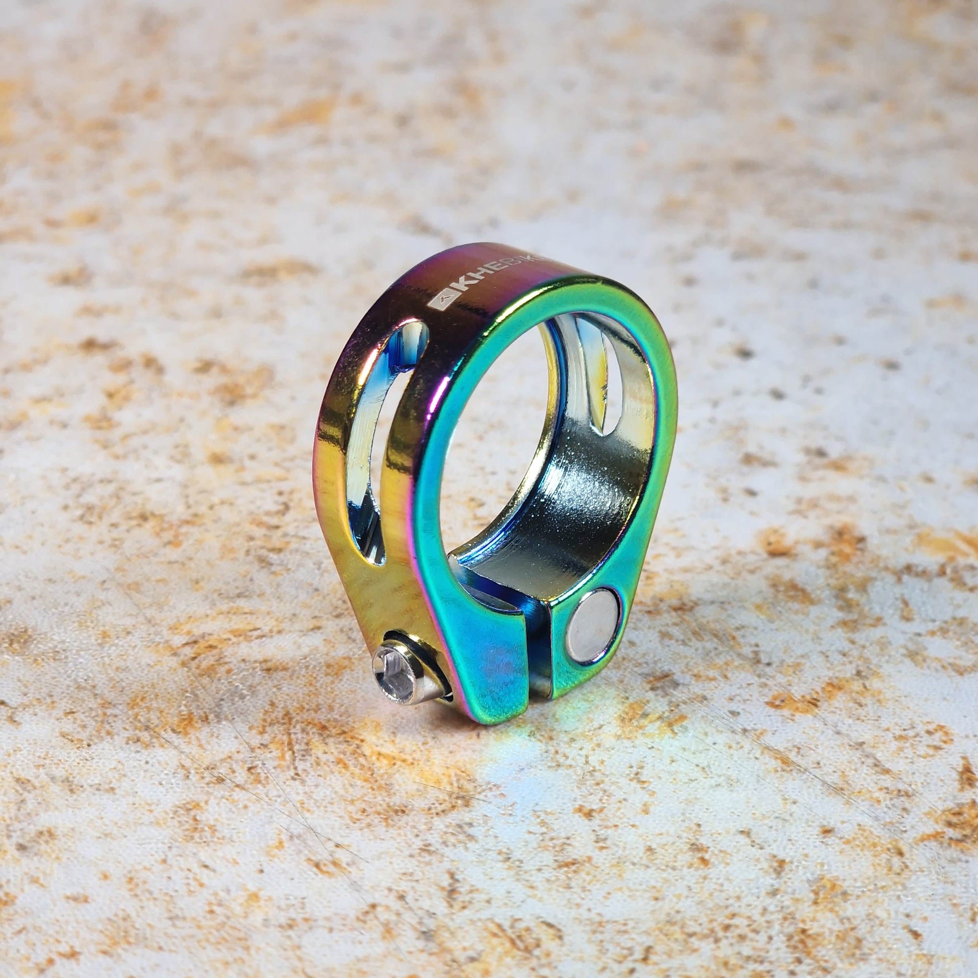 KHE BMX Parts Oil Slick KHE Seatclamp Oil Slick