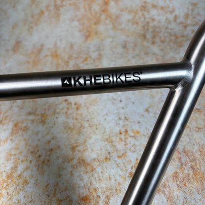 KHE BMX Parts Silver / 9.0 / 22.2mm Standard KHE Specter Titanium Bars