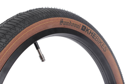 KHE BMX Parts 20 x 2.25 / Black/Tan KHE x Sandoval Folding 2.25" Tyre Black / Tan