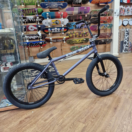 Kink BMX Bikes Matt Storm Grey / 20.25 Kink 2022 Launch 20.25" TT Bike Matt Storm Grey