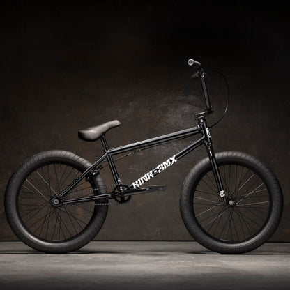 Kink 2025 Launch 20.25 TT BMX Bike Midnight Black Alans BMX