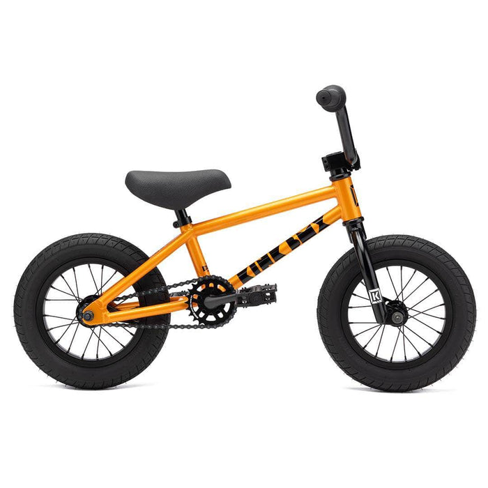 Kink BMX Bikes Digital Orange Kink 2025 Roaster 12 Inch Kids BMX Bike Digital Orange
