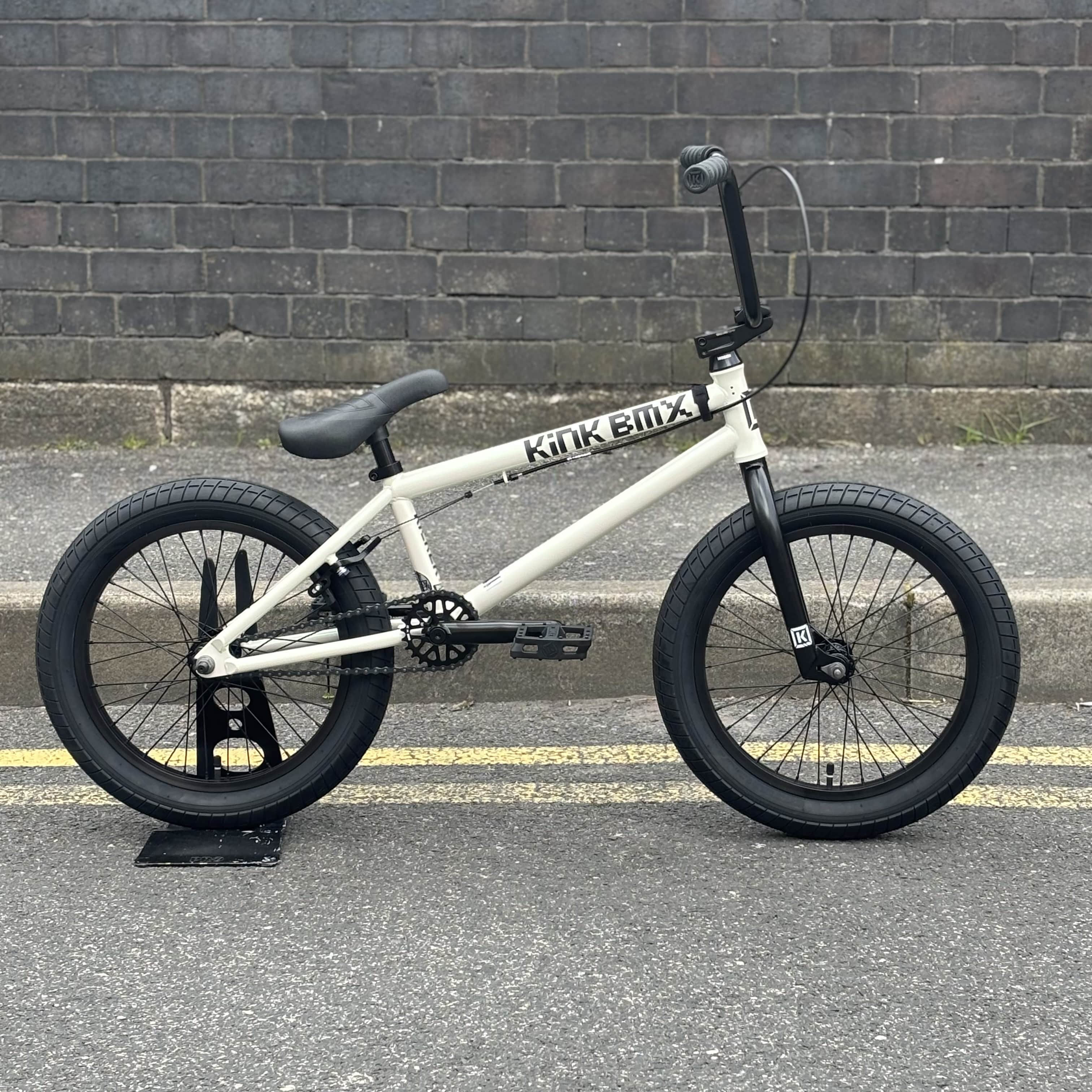 Kink 2027 Kicker 18 Inch Kids BMX Bike Glacier White | Alans BMX