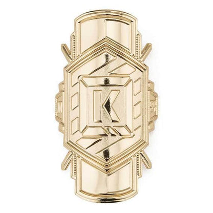 Kink Misc Gold Kink K-Brick Frame Headtube Metal Badge