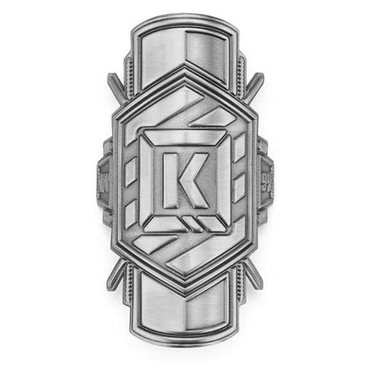 Kink Misc Silver Kink K-Brick Frame Headtube Metal Badge