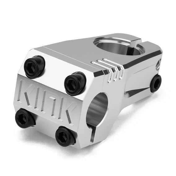 Kink BMX Parts Silver / 22.2mm Standard / 50mm Kink Track Front Load Stem