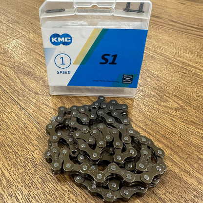 KMC BMX Parts KMC S1 Chain Brown