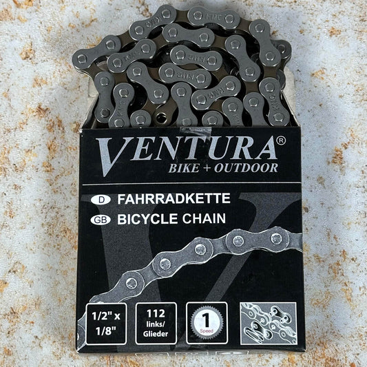 KMC BMX Parts Grey KMC Ventura 1/8'' Chain