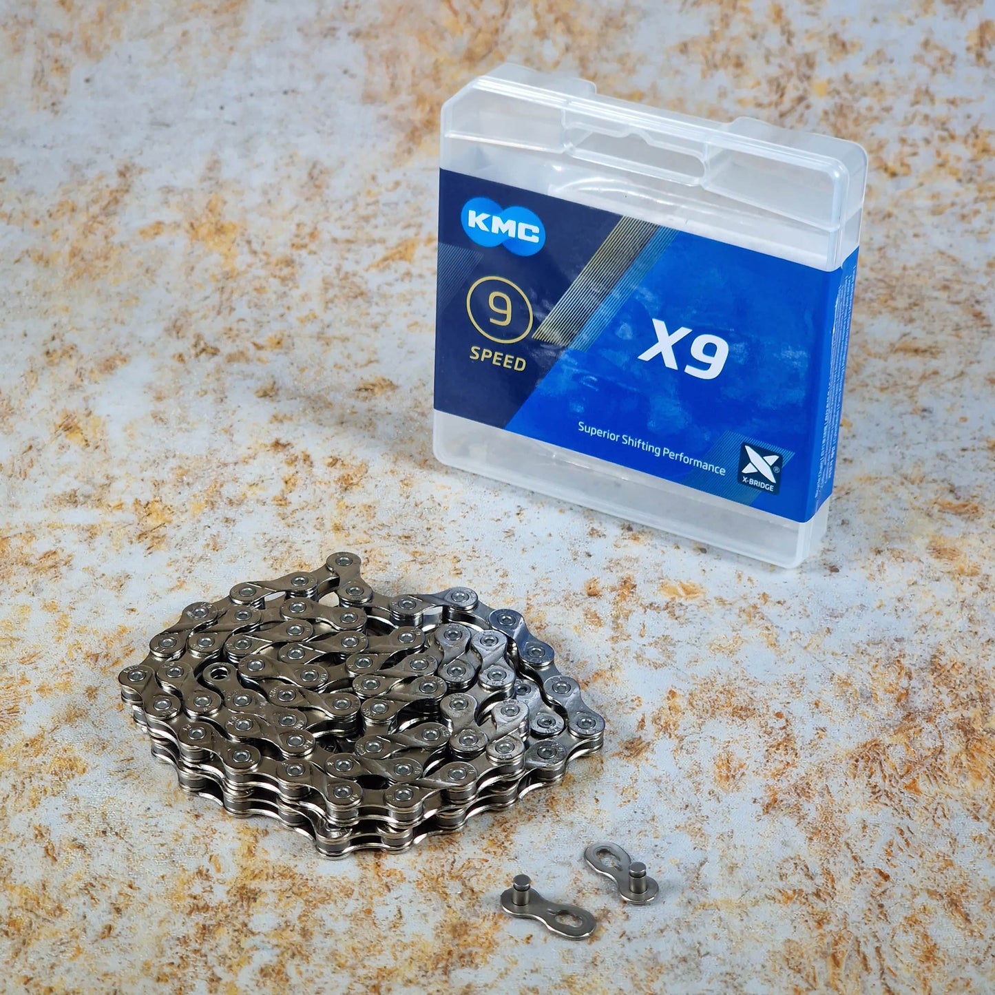 KMC BMX Racing KMC X9 Race 114 Link Chain Silver