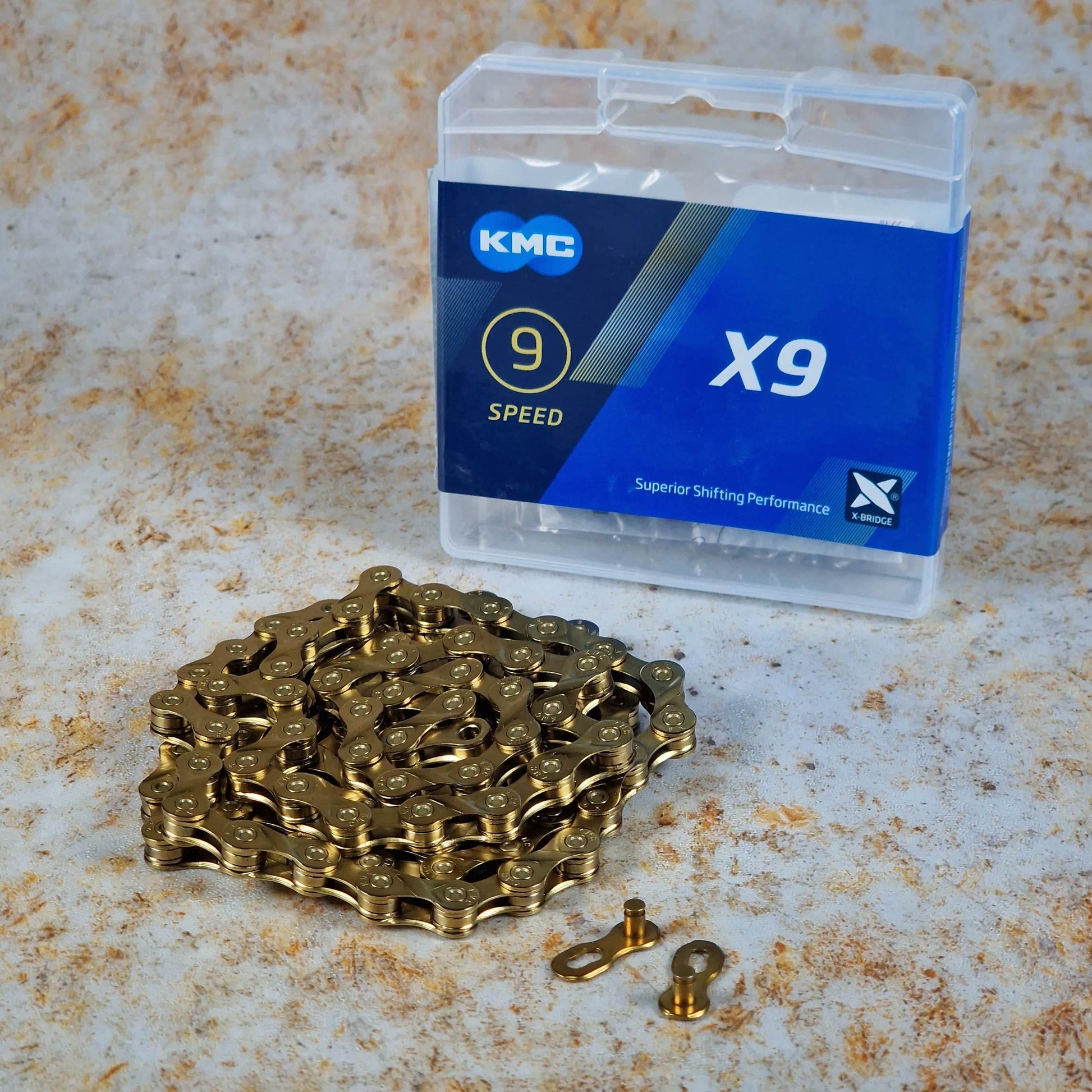 KMC BMX Racing KMC X9 Race Chain Gold