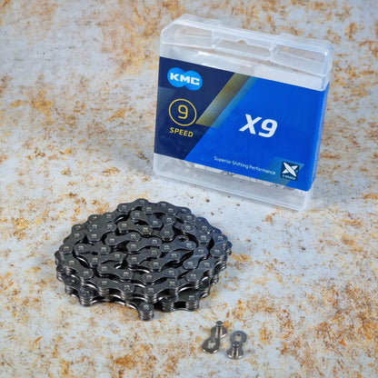 KMC BMX Racing Grey / Grey KMC X9 Race Chain Grey / Grey