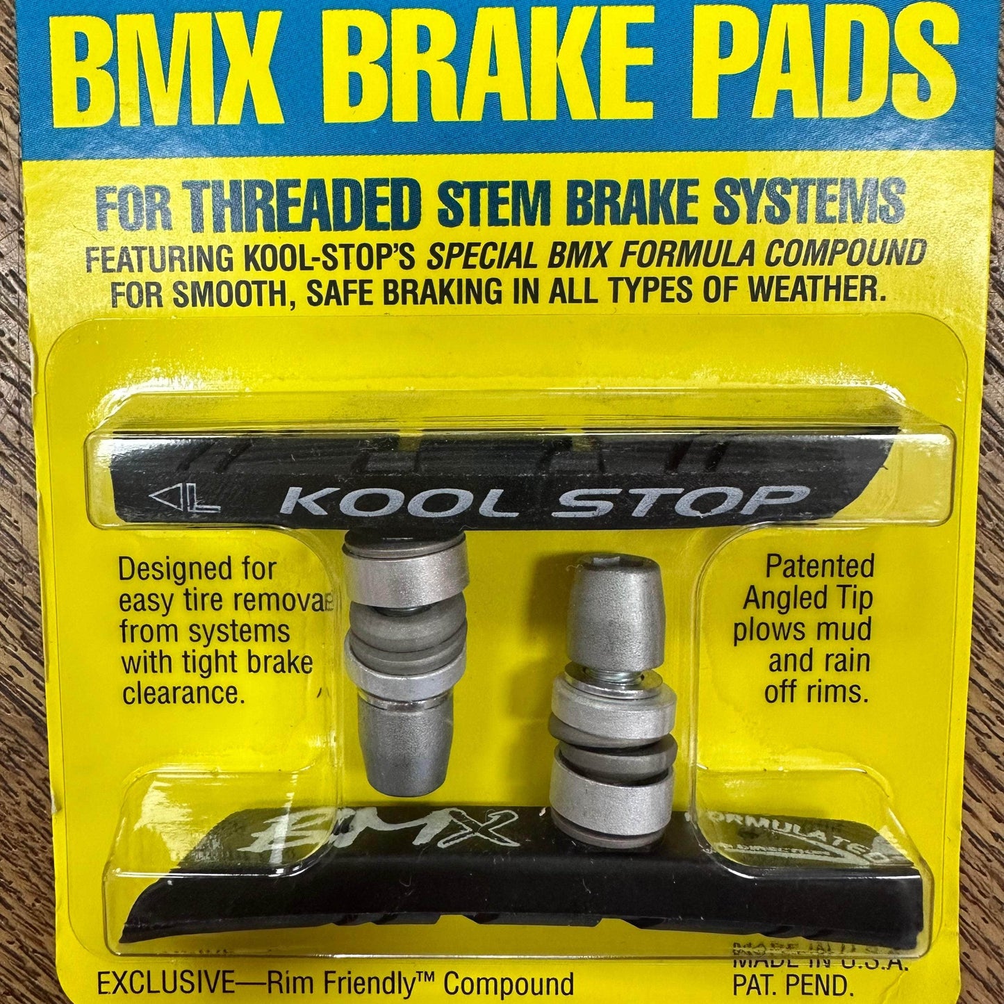 Kool Stop BMX Parts Black Kool Stop BMX Threaded Brake Pads