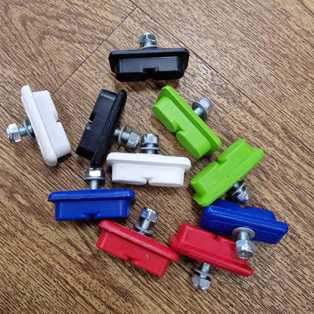 Brake Pads Cantilever Inserti Per Pastiglie Freno Kool Stop Dura 2, Colore Salmone - Compatibili Con Freni Shimano E SRAM, Per Bici Da Strada Con Cerchi In Alluminio Conta Km Bici - Foto 7