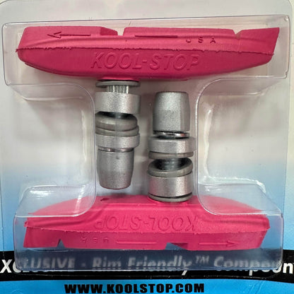 Kool Stop BMX Parts Pink Kool Stop Supra 2 Threaded Brake Pads