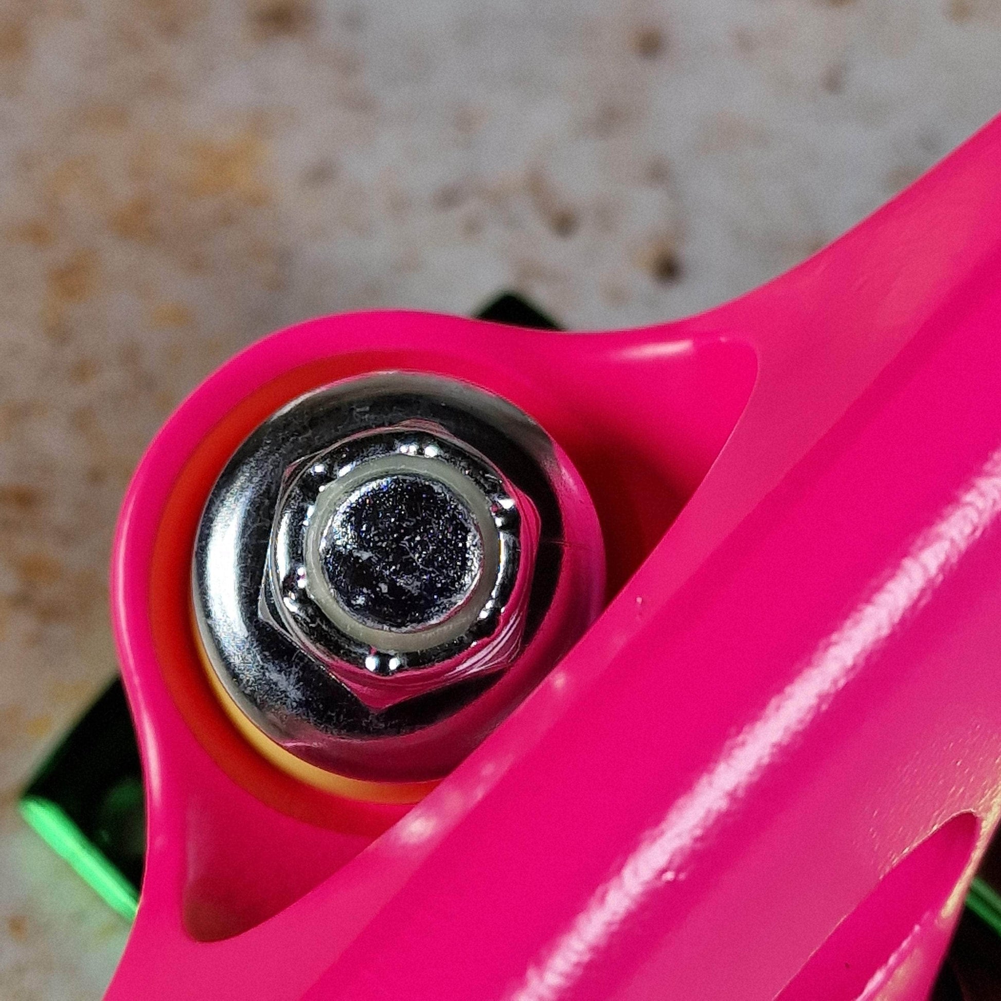 Krux Skateboards Krux K5 Standard The Raver Pink / Green / Yellow Skateboard Trucks Pair