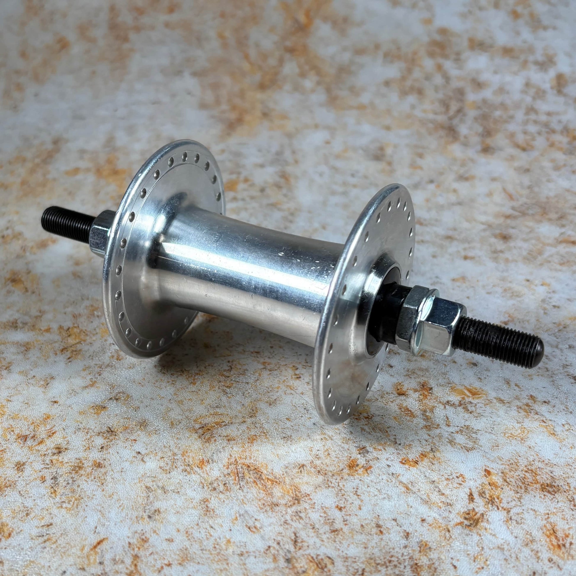 Alans BMX Old School BMX Silver Large Flange 48H Loose Ball Front Hub NOS Silver