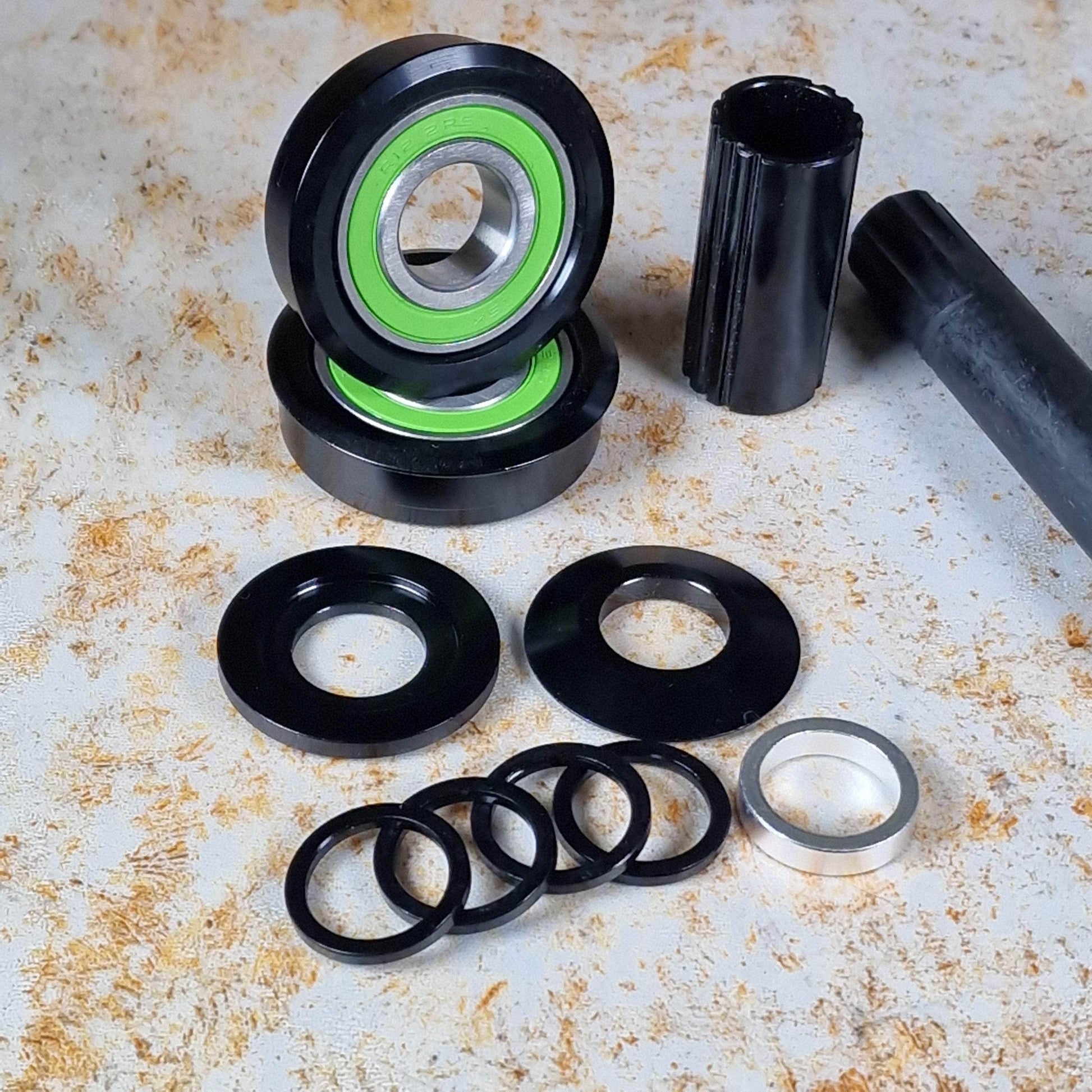 Alans BMX BMX Parts Looseball to Sealed Bearing 8 Spline Upgrade Kit