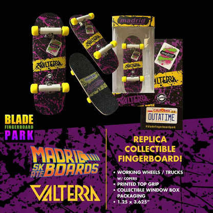 Madrid Skateboards Madrid x Valterra Back To The Future Fingerboard Replica