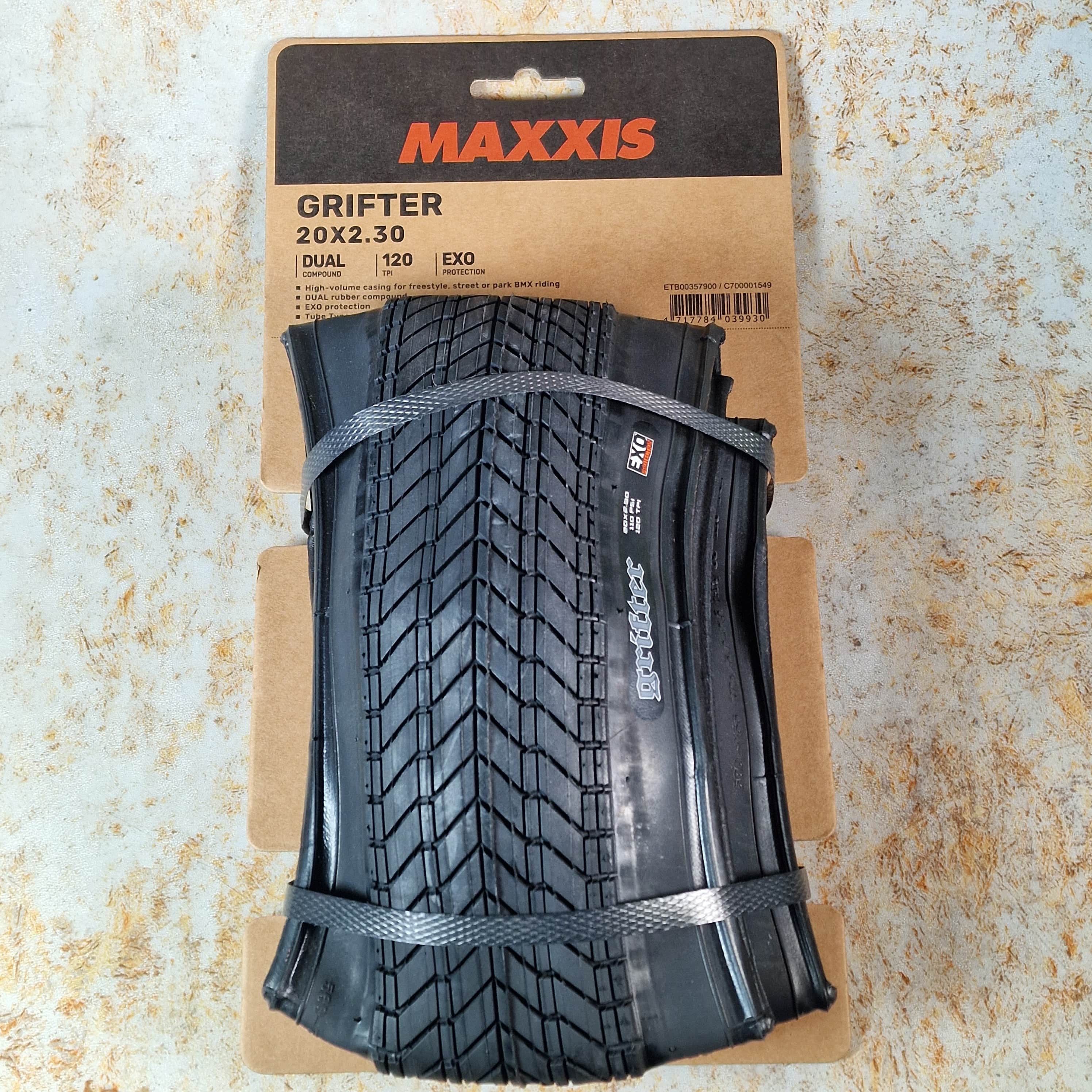 Maxxis Grifter 20 Inch Dual Compound Folding Tyre | Alans BMX