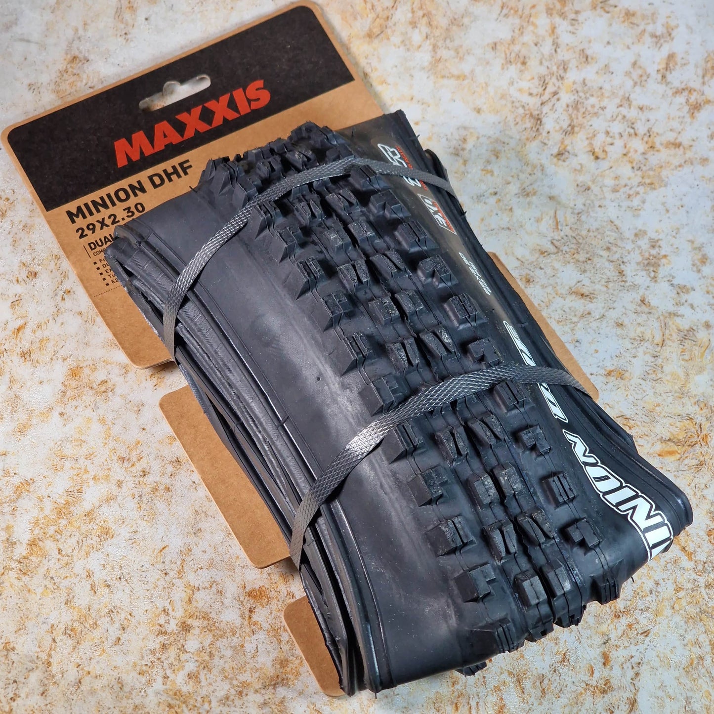 Maxxis Bikes Maxxis Minion DHF 60TPI Folding Dual Compound EXO Tubeless Tyre