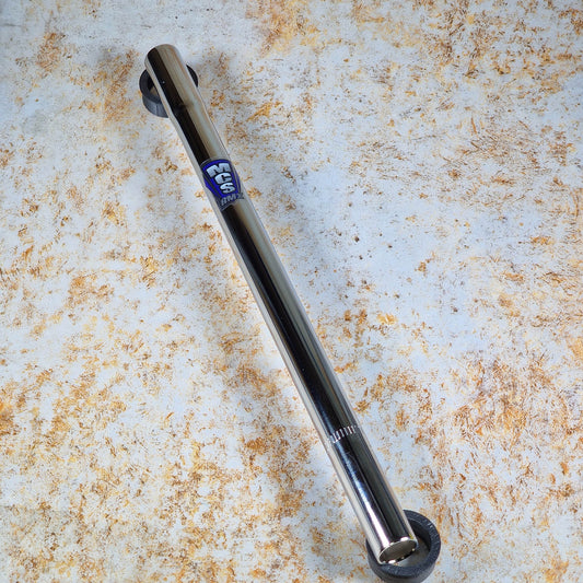 MCS Old School BMX Chrome MCS 13/16" Straight Cro-mo Seatpost