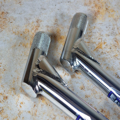 MCS Old School BMX Chrome MCS 22.2mm Cro-mo Way Back Seatpost Chrome