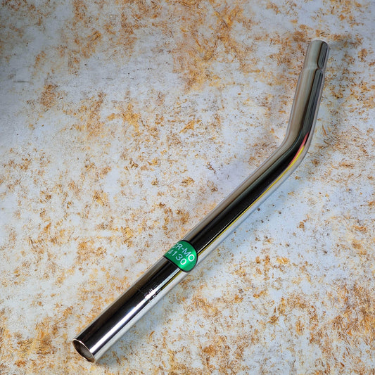 MCS Old School BMX Chrome MCS 25.4mm Cro-mo Layback Seatpost