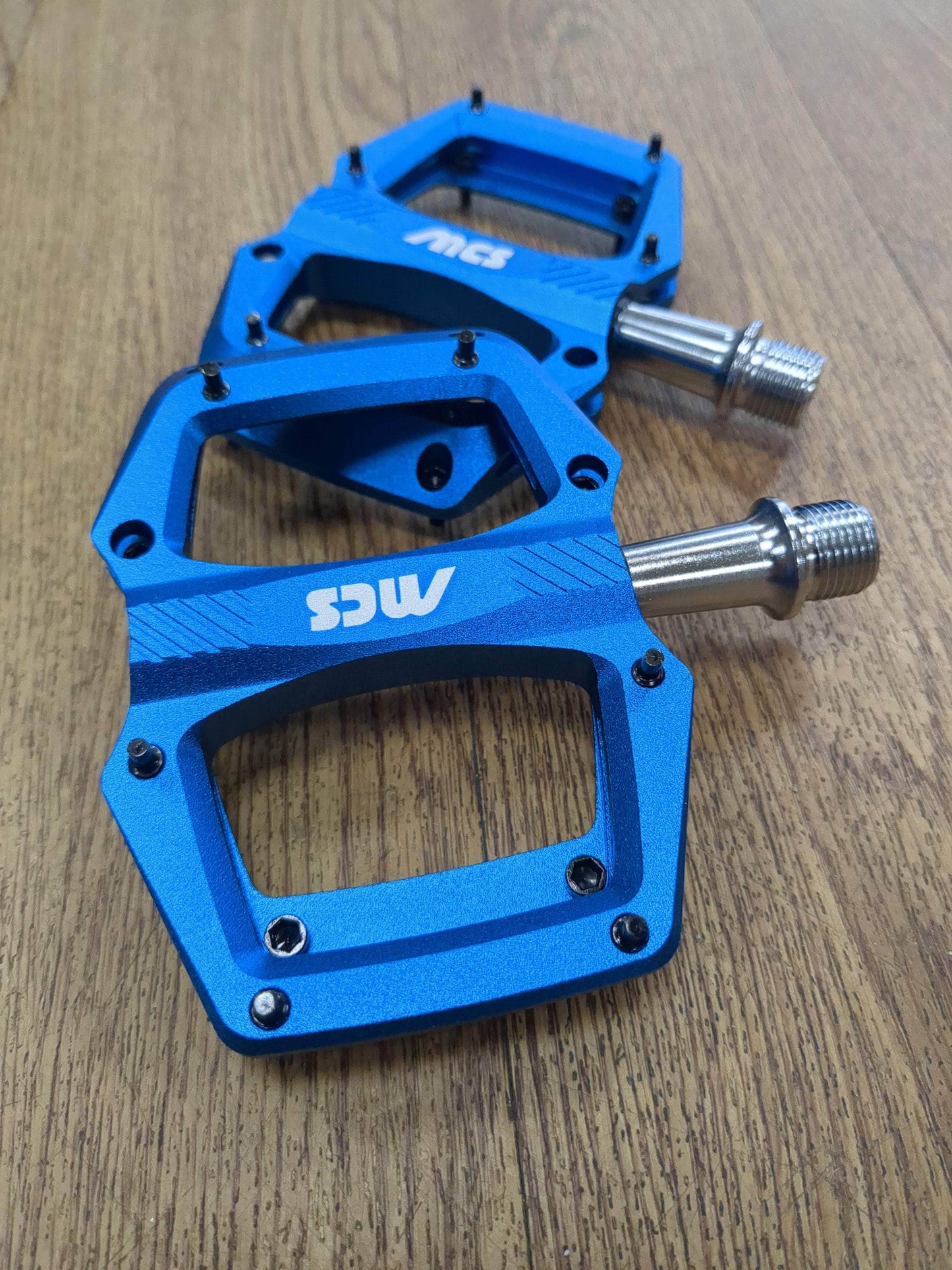 MCS BMX Racing Blue MCS UltraLite Mini BMX Race Pedals